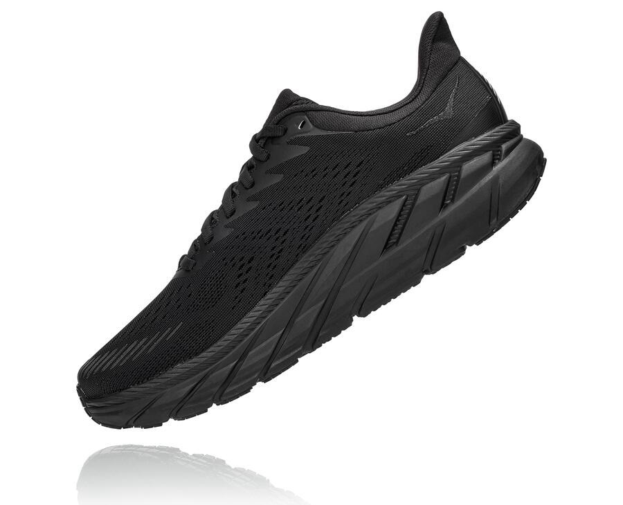 Zapatillas Running Hoka One One Hombre - Clifton 7 - Negras - XNB248975